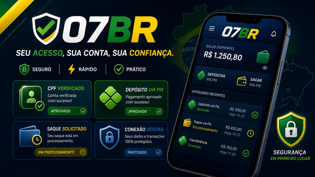 07BR - Cadastro CPF e Pix