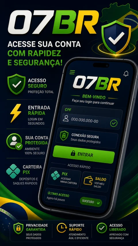 07BR APK - Login seguro